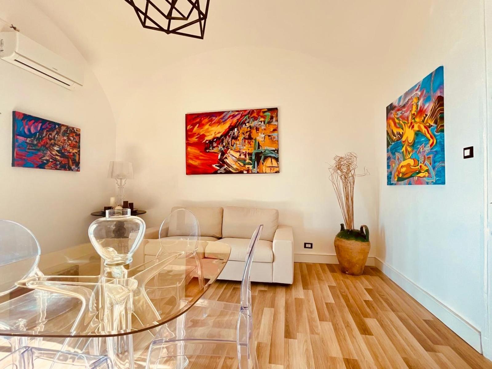דירות Vietri Borgo Virginia - Sea View In Amalfi Coast מראה חיצוני תמונה